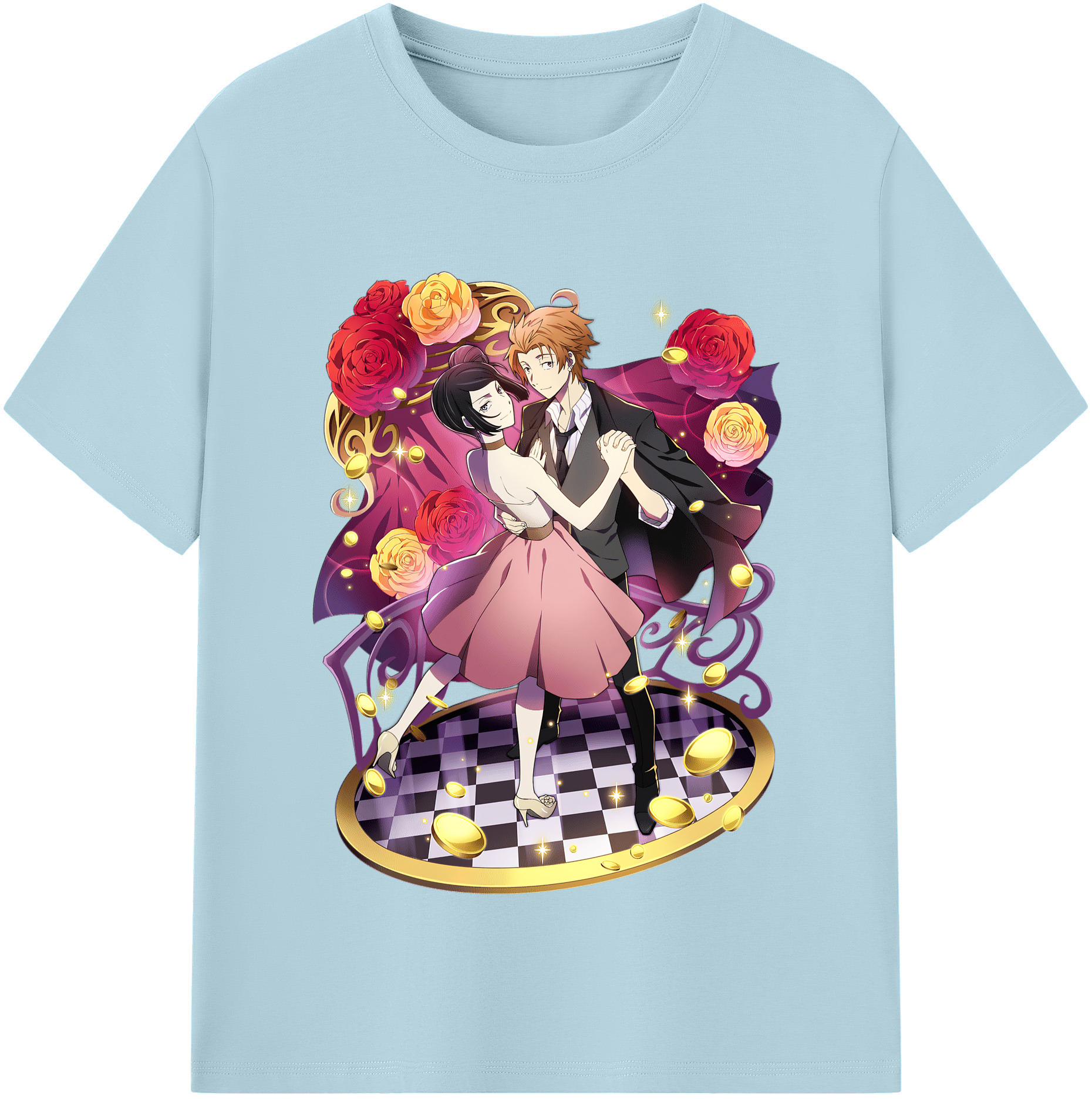（画像用） 文豪ストレイドッグス Bungo Stray Dogs 綿100％半袖Tシャツ（フロントプリント）